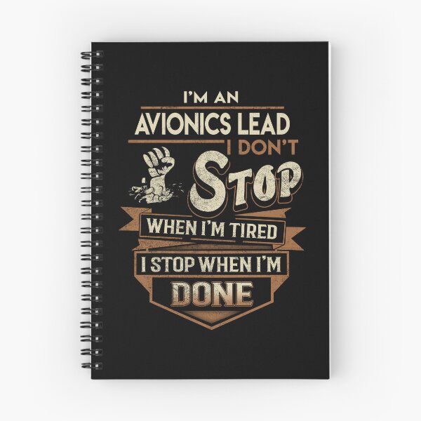 Item preview, Avionics Lead T Shirt - I Stop When Done Job Gift Item Tee designed and sold by natalinedk.