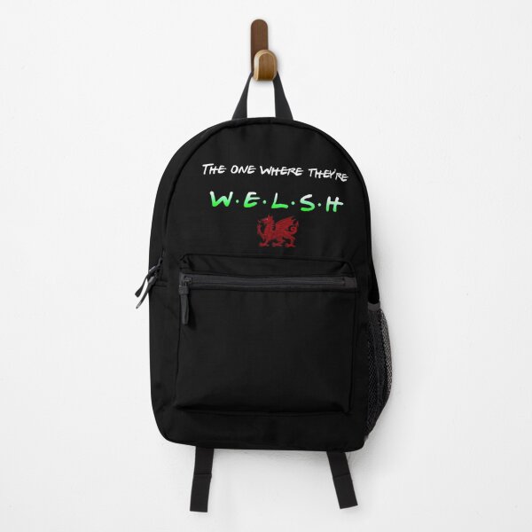 Item preview, The one where They're Welsh - Dragon and Flag Coloured Text designed and sold by RMSartZ.