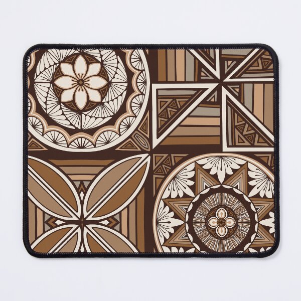Item preview, Tapa patchwork - coffee designed and sold by AprilAppleArt.