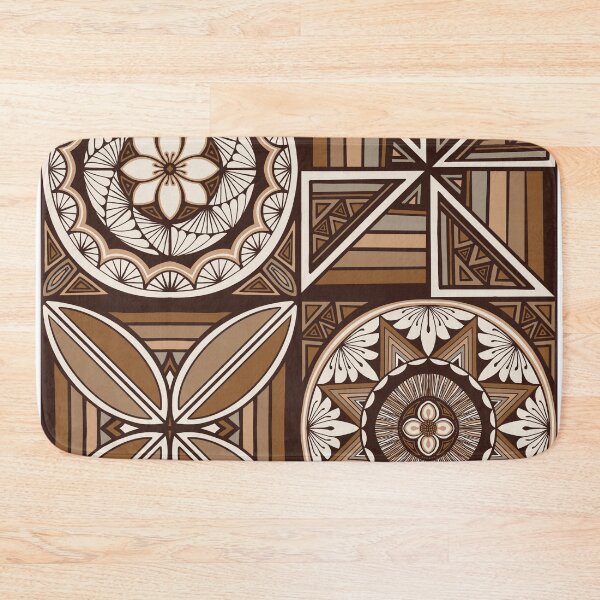 Item preview, Tapa patchwork - coffee designed and sold by AprilAppleArt.