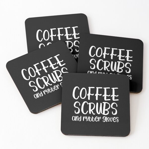 Item preview, Coffee Scrubs and Rubber Gloves - funny nurse slogan designed and sold by kapotka.