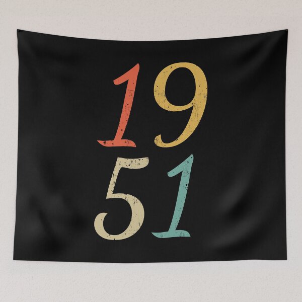 Item preview, Classic Vintage Style 1951 Birthday Distressed designed and sold by MSA-42.
