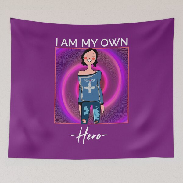 Item preview, I am my own Hero designed and sold by PositiveTeez.