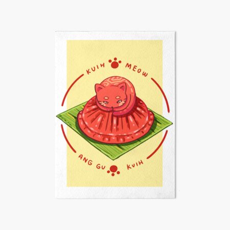 Ang Gu Kuih Art Board Print