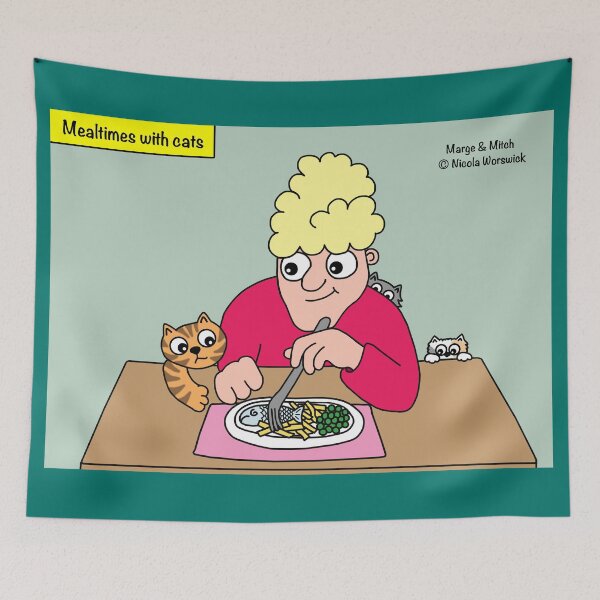 Item preview, Mealtimes with cats designed and sold by Scat the cat.