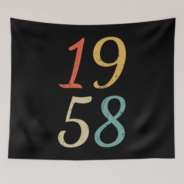 Item preview, Classic Vintage Style 1958 Birthday Distressed designed and sold by MSA-42.