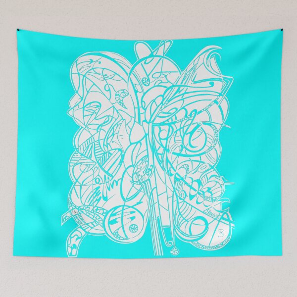 Item preview, Butterfly inverted Frosted blue designed and sold by pompelmouss.