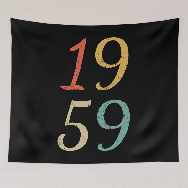 Item preview, Classic Vintage Style 1959 Birthday Distressed designed and sold by MSA-42.