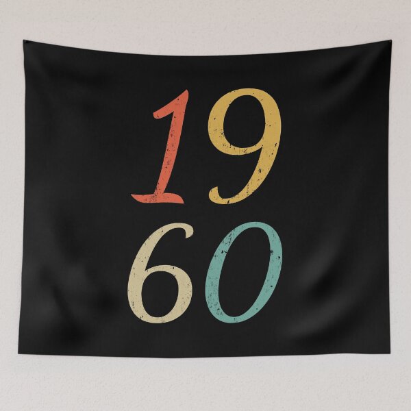 Item preview, Classic Vintage Style 1960 Birthday Distressed designed and sold by MSA-42.