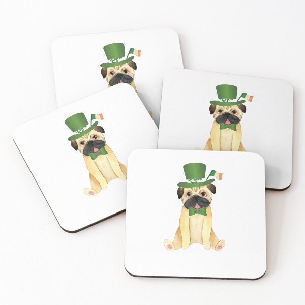 Item preview, Funny St Patrick's Day Pug designed and sold by Lorify.