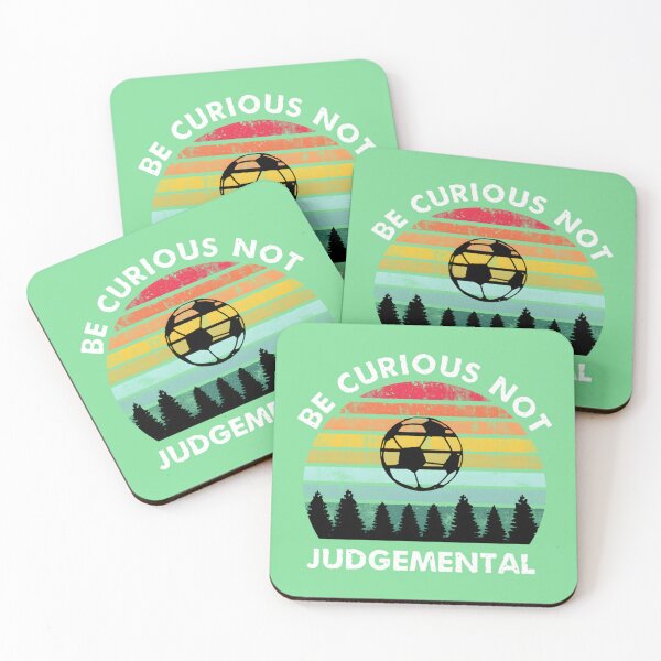 Item preview, Retro Vintage Be Curious Not Judgemental - Football Ted Wise Quote For Football Masters And Players   designed and sold by northferns.