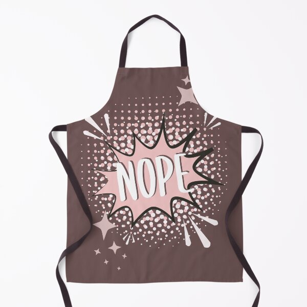 Item preview, NOPE Comic Speech Bubble Meme Funny Brown designed and sold by Missing In Art.