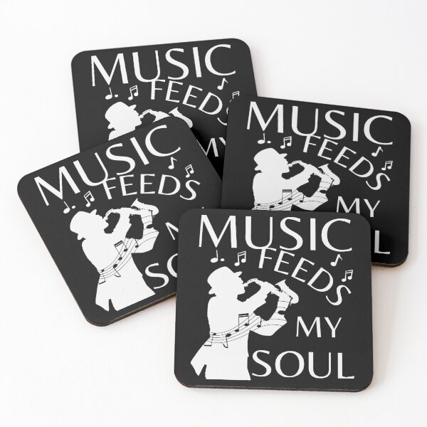 Item preview, Music Feeds My Soul For Music Lovers designed and sold by My-Queens-Store.