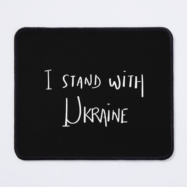 Item preview, I STAND WITH UKRAINE cool design saying quote handwritten designed and sold by InmyOwnwords.