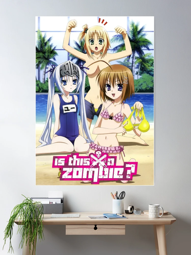  Kore Wa Zombie Desu Ka? Anime Fabric Wall Scroll Poster (32 X  37) Inches: Prints: Posters & Prints