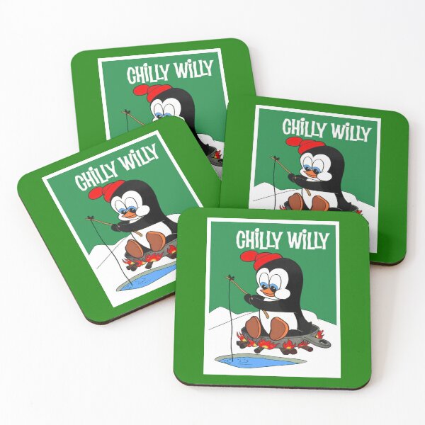 Item preview, CHILLY WILLY : Vintage Super Penguin Cartoon Abstract Character Print designed and sold by posterbobs.