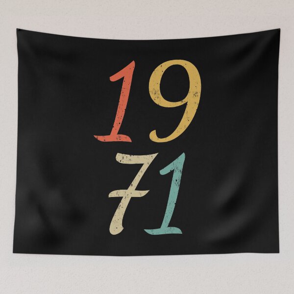 Item preview, Classic Vintage Style 1971 Birthday Distressed designed and sold by MSA-42.