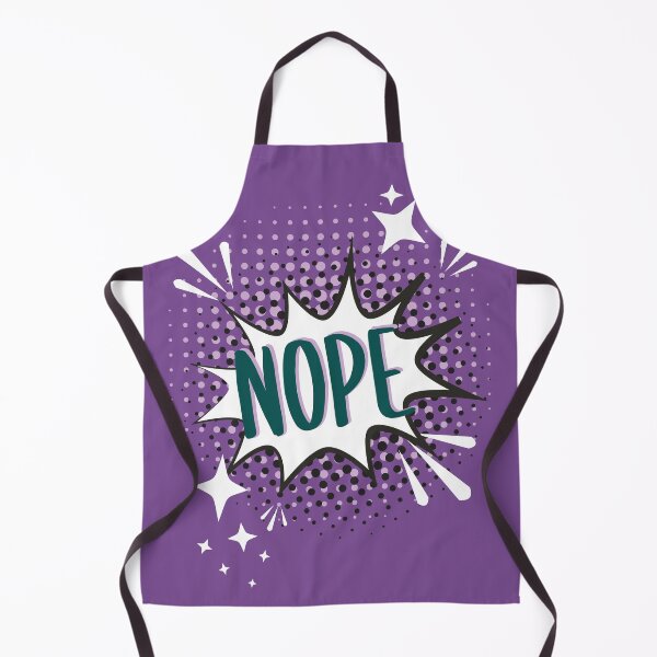 Item preview, NOPE Comic Speech Bubble Meme Funny Violet designed and sold by Missing In Art.