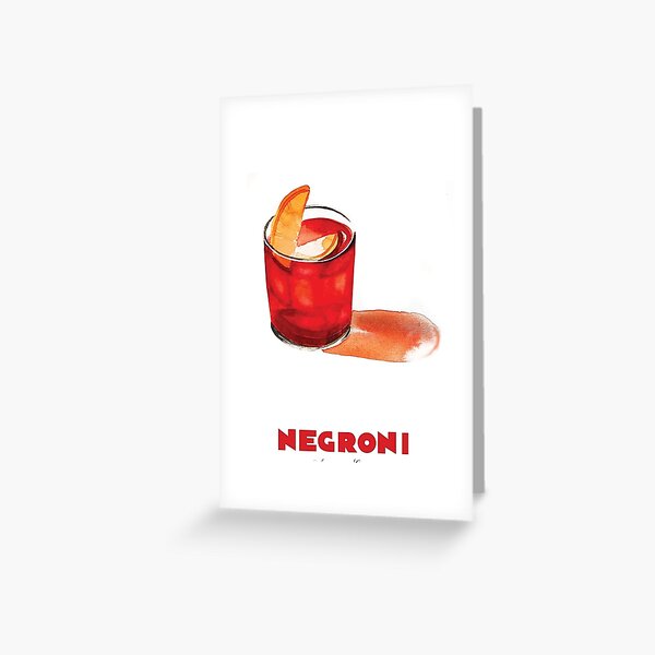 Aperçu de l'œuvre Cocktail Negroni créée et vendue par maynardbrr.