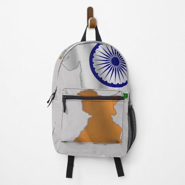 Item preview, Wavy Indian Flag inside Map of India designed and sold by mashmosh.