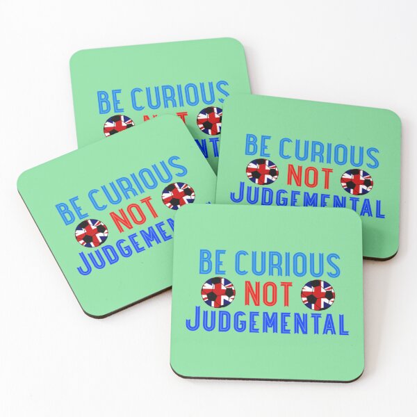 Item preview, Be Curious Not Judgemental, football with UK flag     designed and sold by northferns.