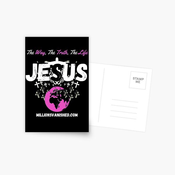 The Way, The Truth, The Life 3 - Christian Postcard