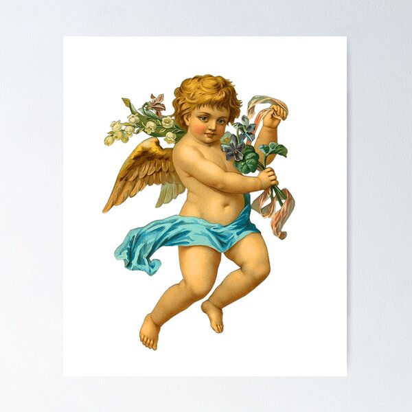 Vintage Baby Angel Posters for Sale | Redbubble