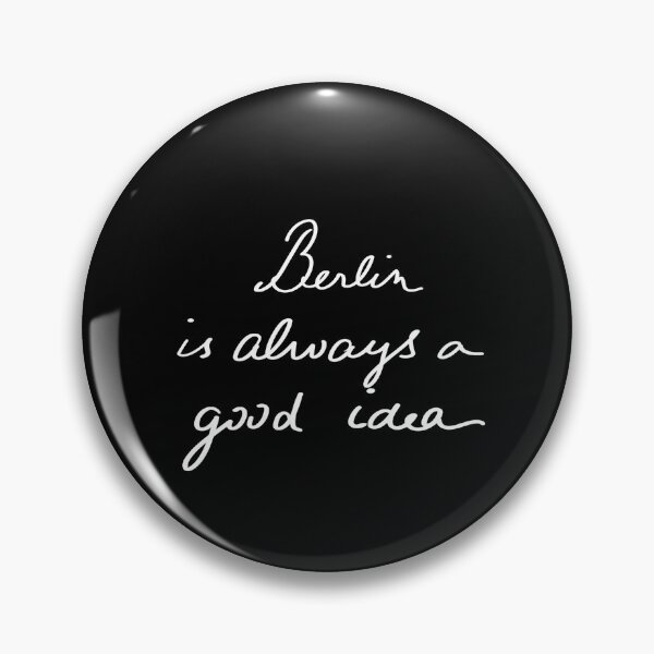 Item preview, Berlin is always a good idea cool design saying quote handwritten designed and sold by InmyOwnwords.