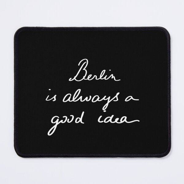 Item preview, Berlin is always a good idea cool design saying quote handwritten designed and sold by InmyOwnwords.