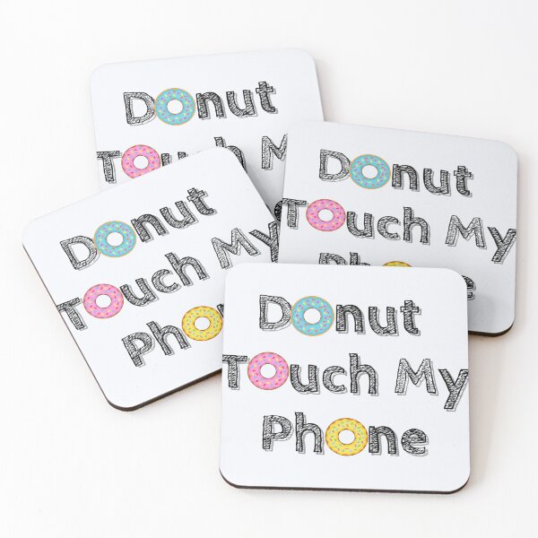 Item preview, Donut Touch My Phone t-shirts designed and sold by Daevely.