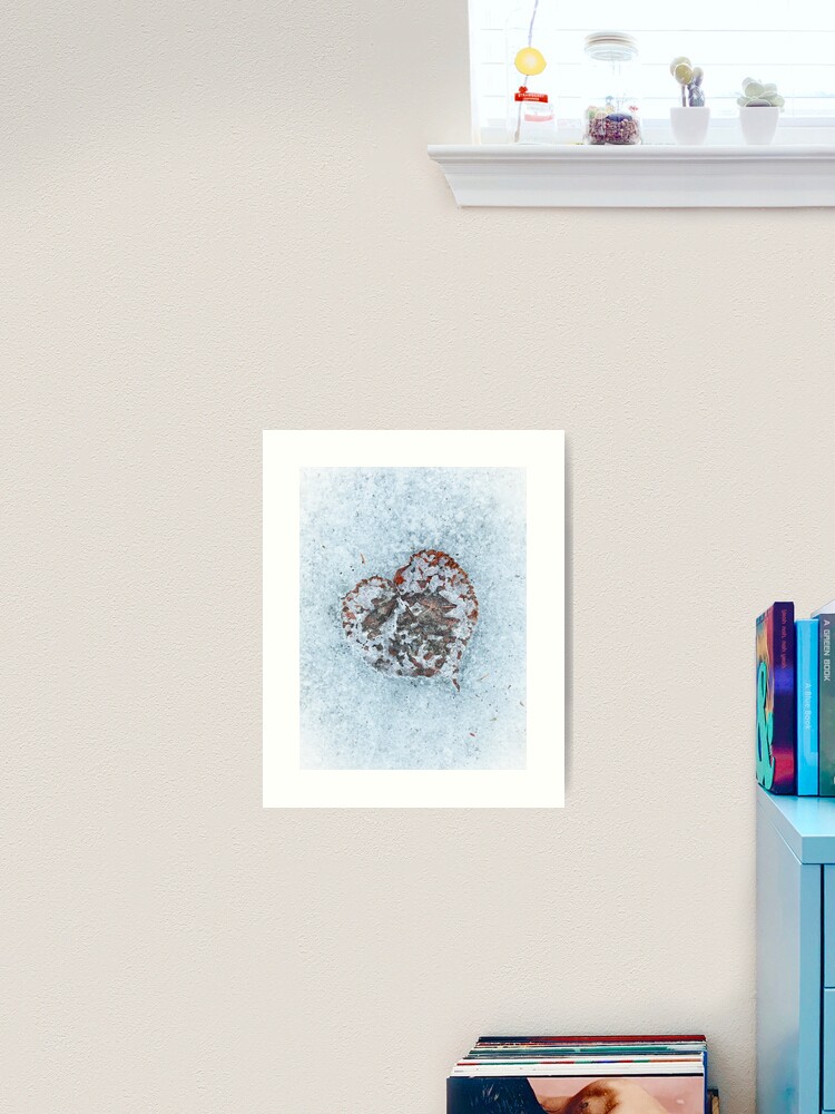 Thumbnail 1 of 3, Art Print, Heart On Ice designed and sold by Bjørnar Haveland.