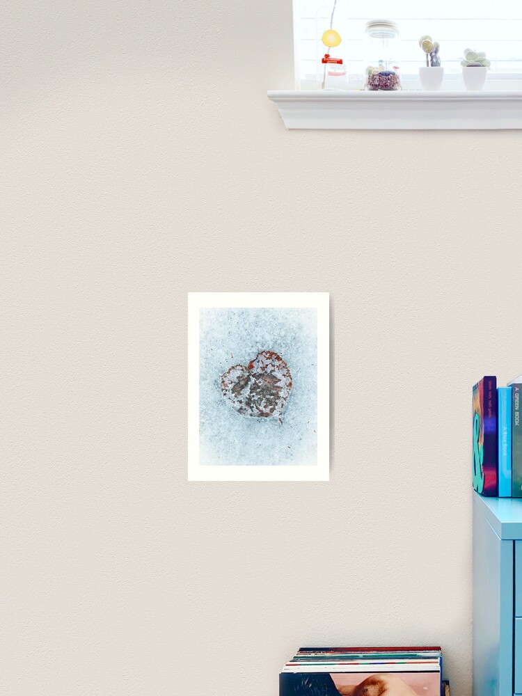Thumbnail 1 of 3, Art Print, Heart On Ice designed and sold by Bjørnar Haveland.