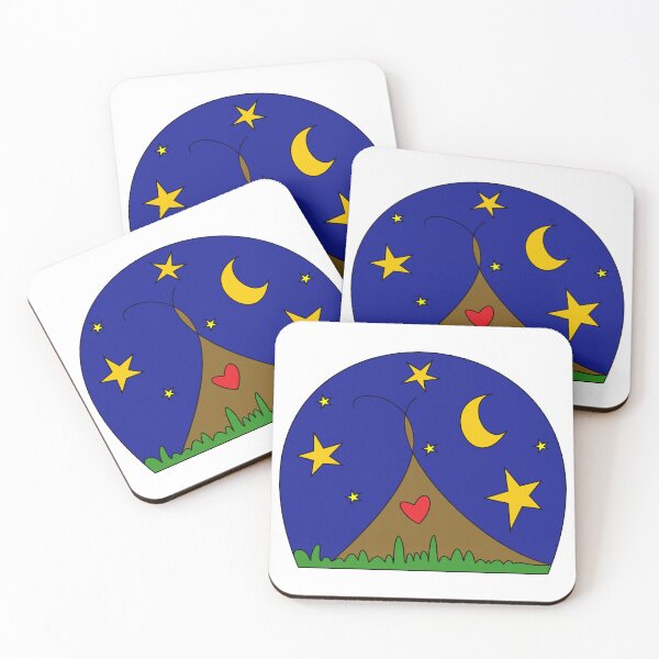 Item preview, One tent, two hearts and billion stars. designed and sold by VentunoGrammi.