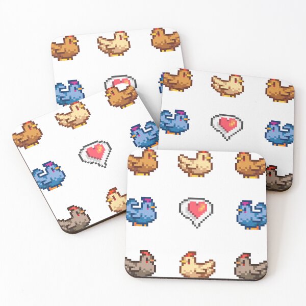 Item preview, Stardew Valley Chickens designed and sold by Needsmore.