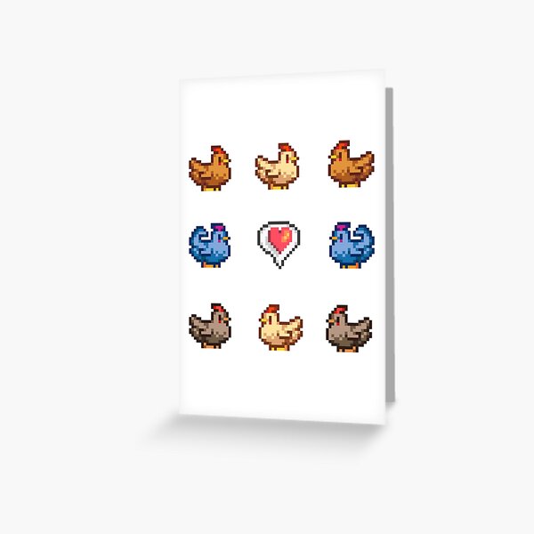 Item preview, Stardew Valley Chickens designed and sold by Needsmore.