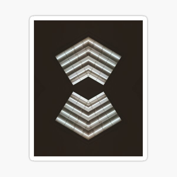 Fluorescent Arrows Sticker