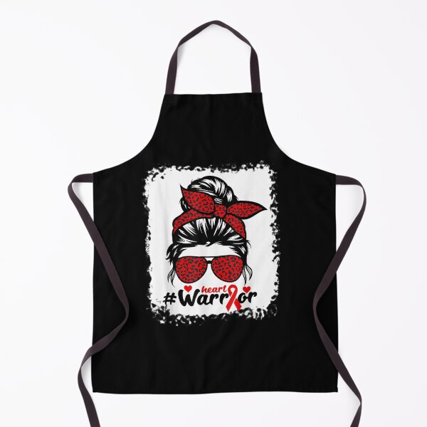 Item preview, American Heart Month Ribbon Warrior - Camiseta con moño desordenado blanqueado designed and sold by AnderleAdele.