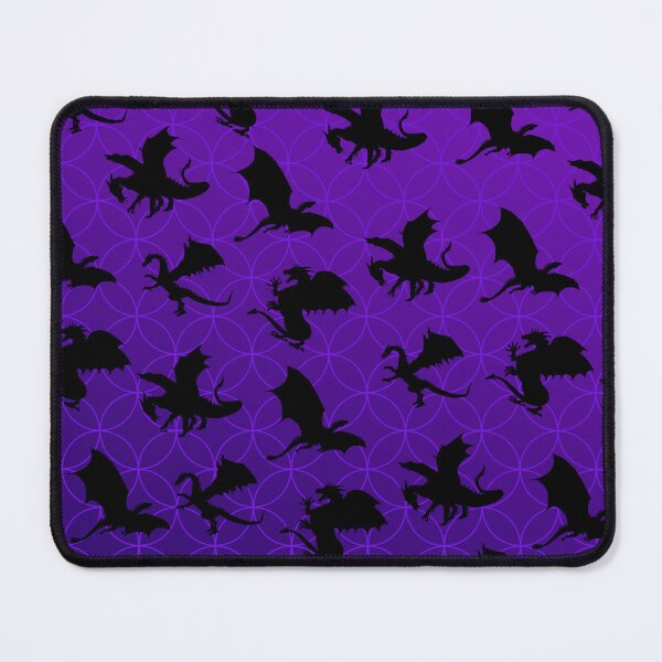 Item preview, Little Dragons on Purple Print, Whimsical Print, Dragon Print, Mystical Print designed and sold by PinHookPrincess.