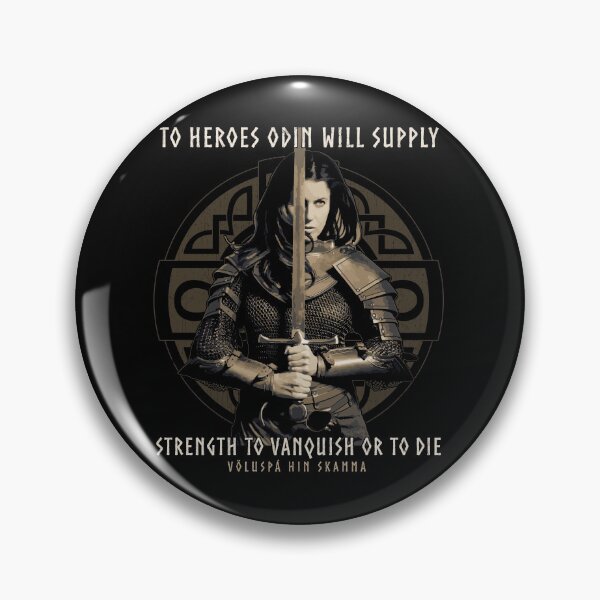 Item preview, To Heroes Odin Will Supply, Norse Viking Proverb, Sagas, Viking Gift, Shield Maiden designed and sold by Proverbial Wisdom Design.