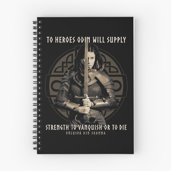 Item preview, To Heroes Odin Will Supply, Norse Viking Proverb, Sagas, Viking Gift, Shield Maiden designed and sold by Proverbial Wisdom Design.