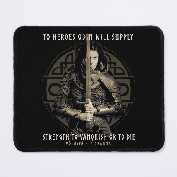 Item preview, To Heroes Odin Will Supply, Norse Viking Proverb, Sagas, Viking Gift, Shield Maiden designed and sold by Proverbial Wisdom Design.