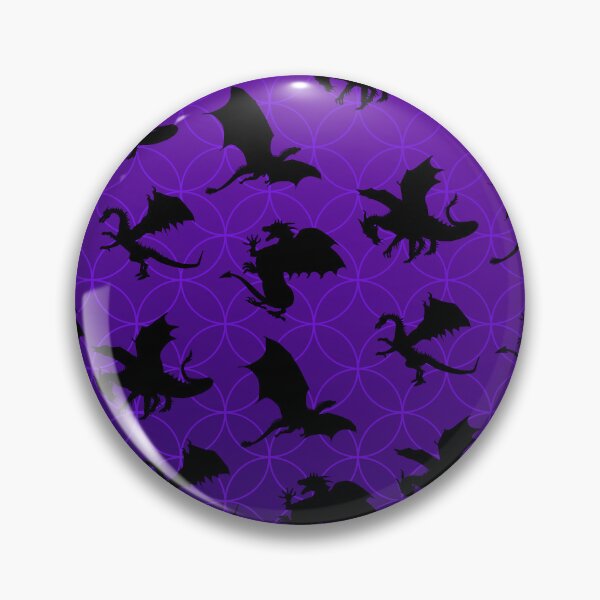 Item preview, Little Dragons on Purple Print, Whimsical Print, Dragon Print, Mystical Print designed and sold by PinHookPrincess.