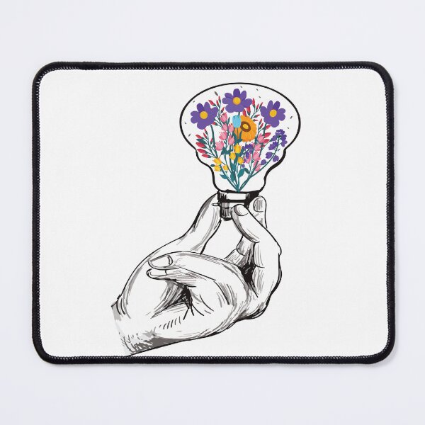 Item preview, Light Bulb With Yellow Flowers designed and sold by altk btk.