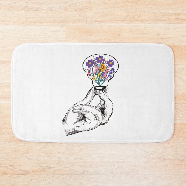 Item preview, Light Bulb With Yellow Flowers designed and sold by altk btk.