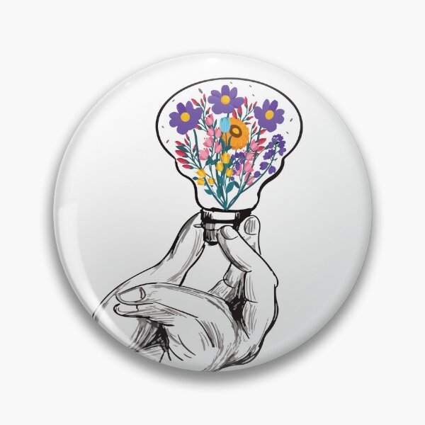 Item preview, Light Bulb With Yellow Flowers designed and sold by altk btk.
