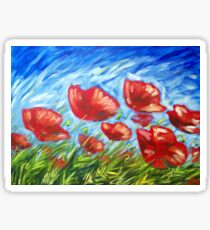 Poppy Summer Sticker