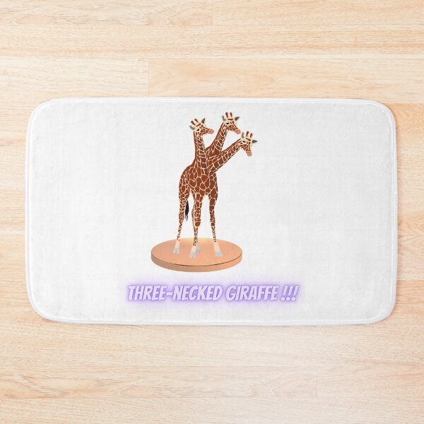 Item preview, Three-necked giraffe on pedestal designed and sold by CosmicStory.