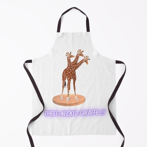 Item preview, Three-necked giraffe on pedestal designed and sold by CosmicStory.