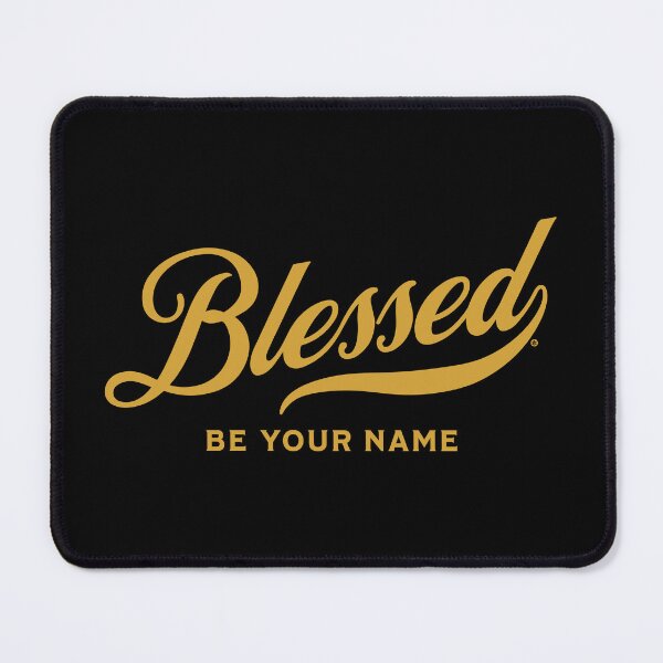 Item preview, Blessed be your name, christian quote designed and sold by Yuzik.