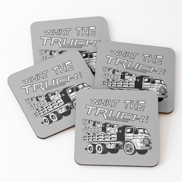 Item preview, WHAT THE TRUCK! 7 stacked dumper trucks designed and sold by SolidEarthArt.